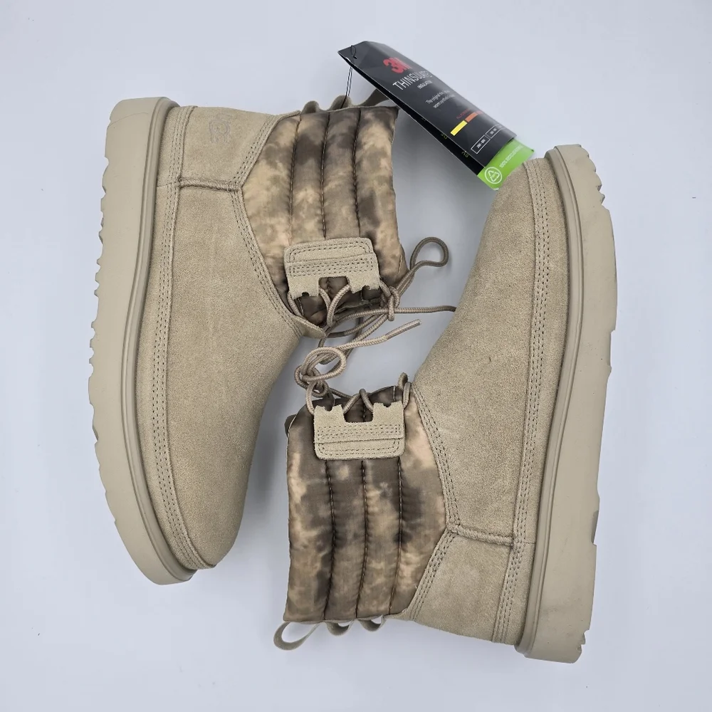 Ugg Classic Mini Lace Weather Smokescreen, Men's 8 Mustard Seed—Missing Galoshes - Picture 15 of 16